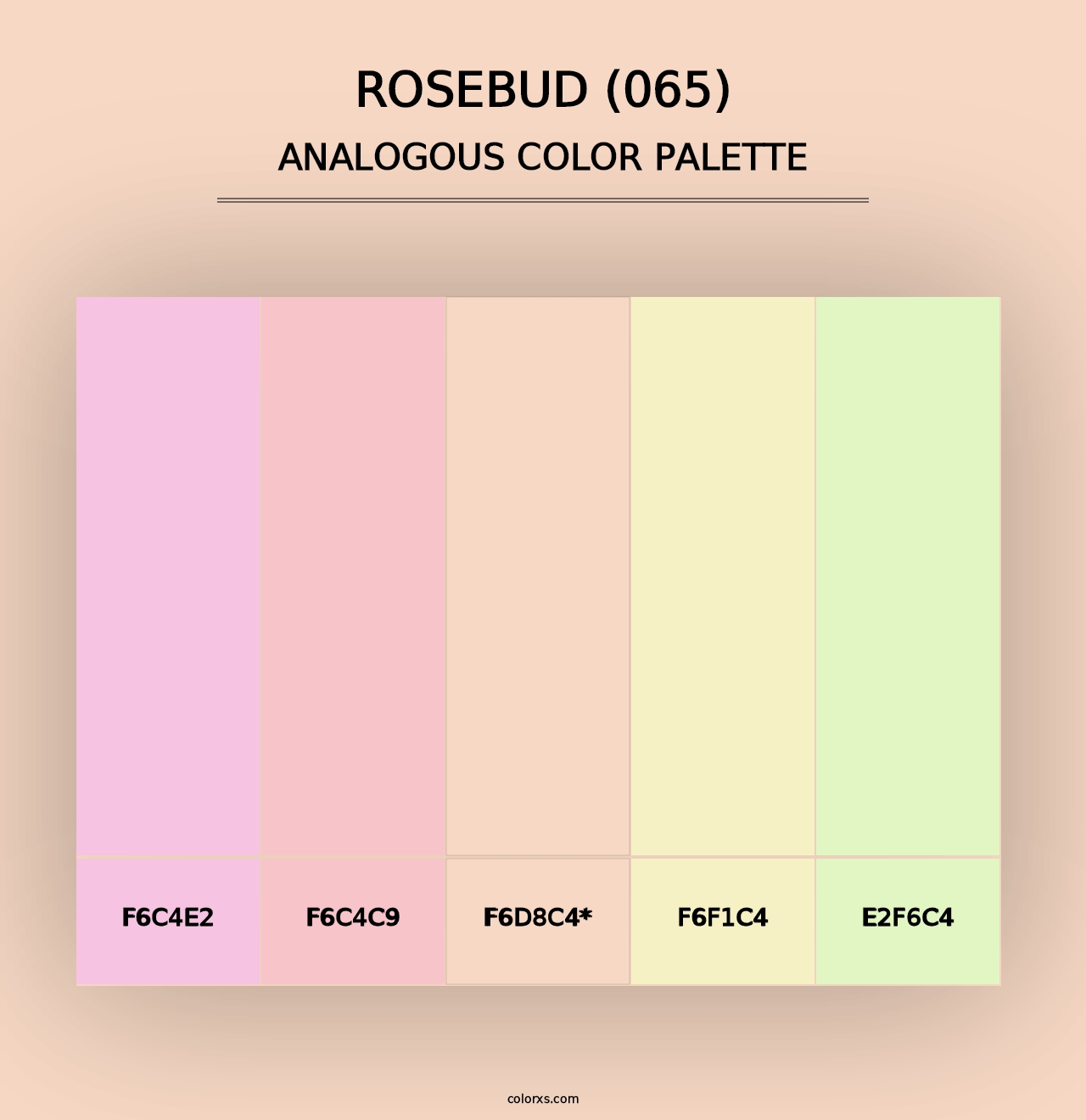 Rosebud (065) - Analogous Color Palette