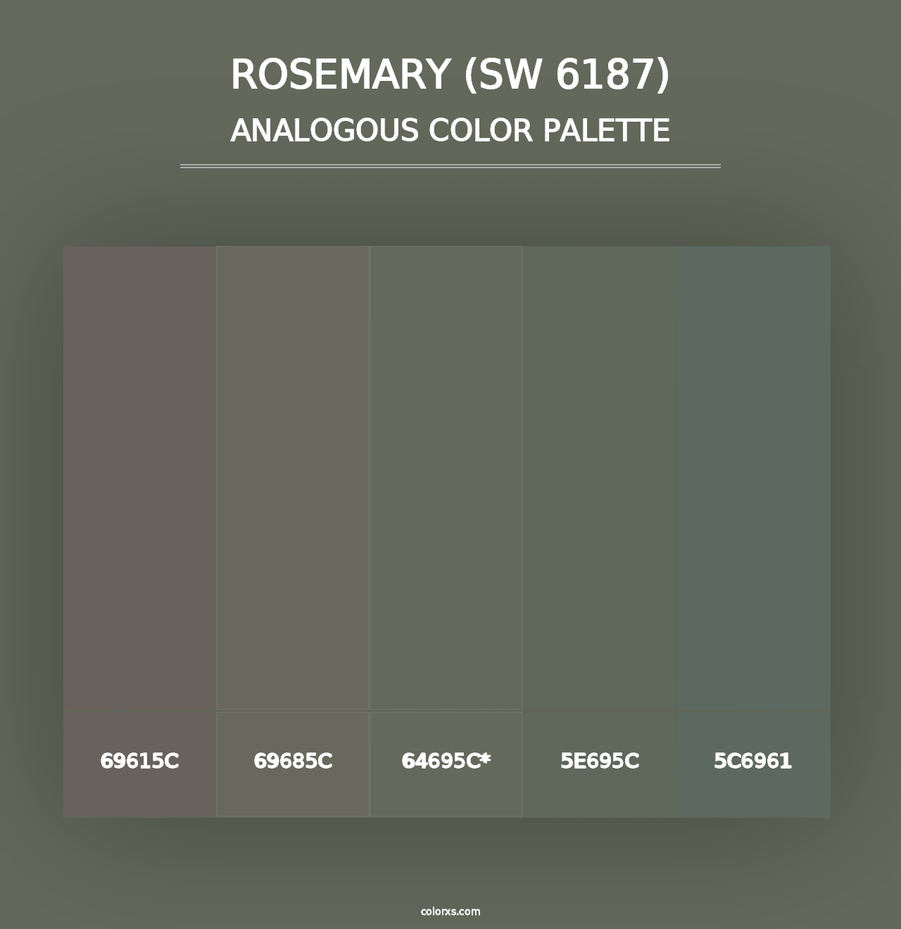 Rosemary (SW 6187) - Analogous Color Palette