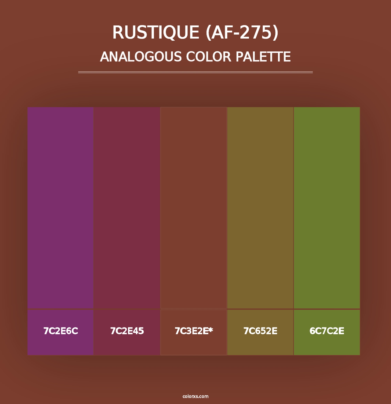 Rustique (AF-275) - Analogous Color Palette