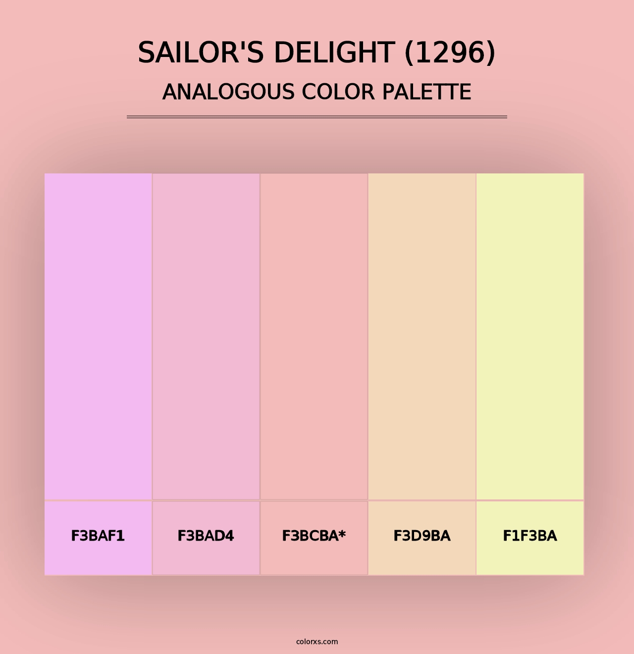 Sailor's Delight (1296) - Analogous Color Palette