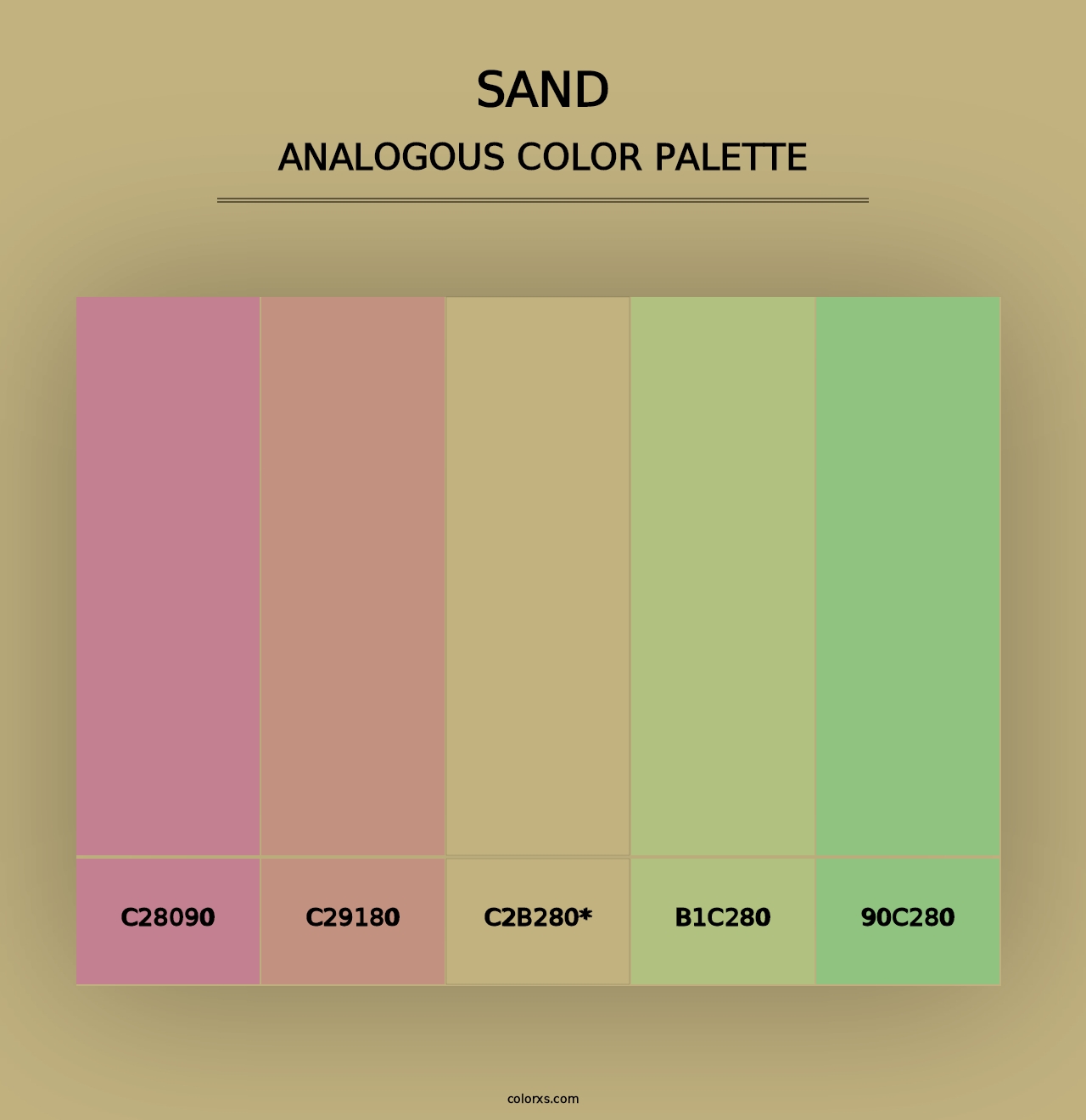 Sand - Analogous Color Palette