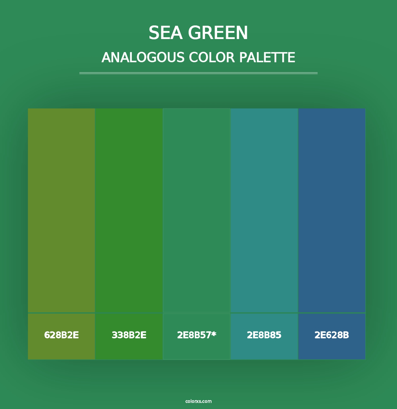 Sea Green - Analogous Color Palette