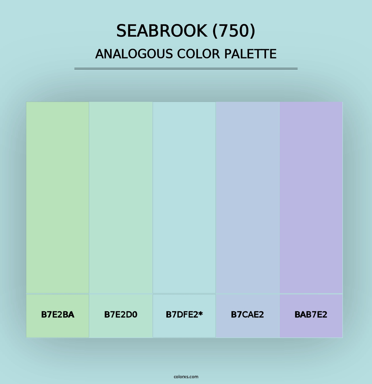 Seabrook (750) - Analogous Color Palette