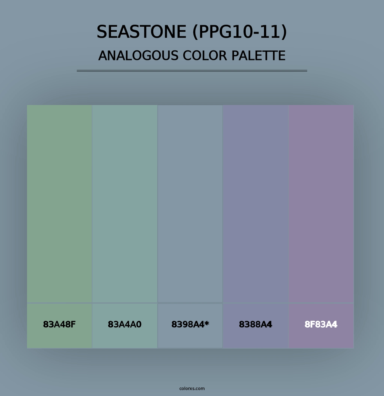 Seastone (PPG10-11) - Analogous Color Palette