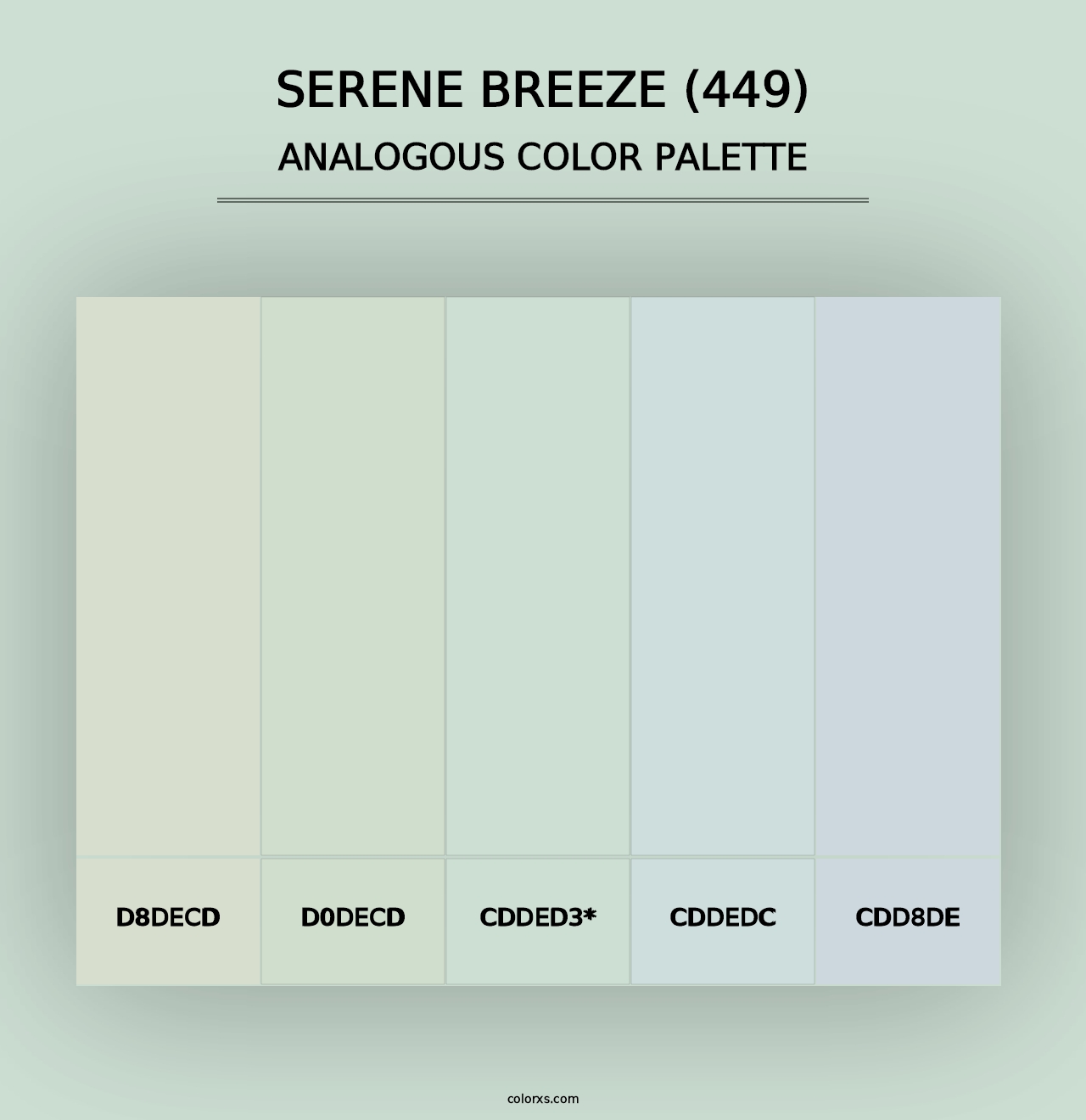 Serene Breeze (449) - Analogous Color Palette