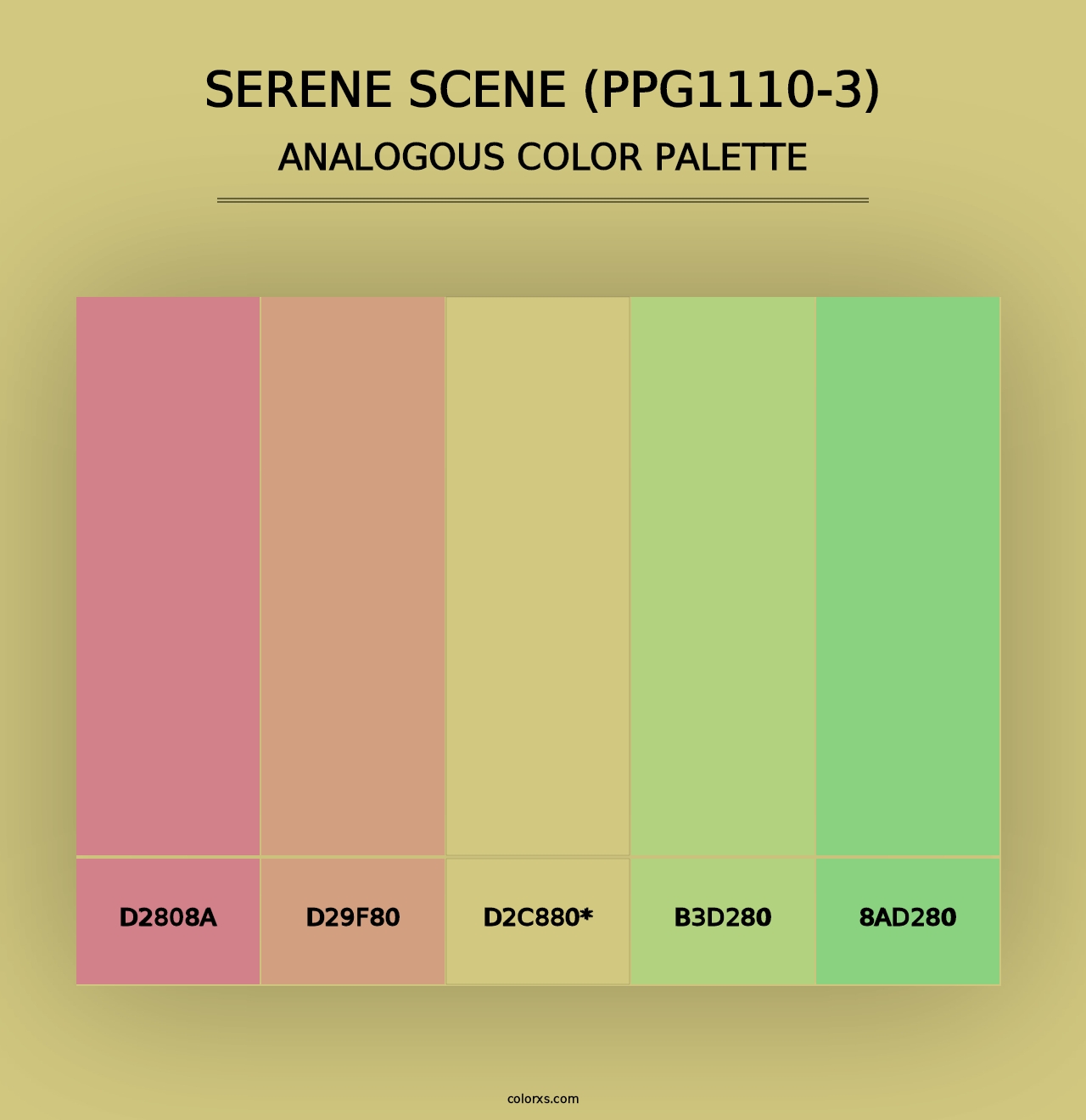 Serene Scene (PPG1110-3) - Analogous Color Palette