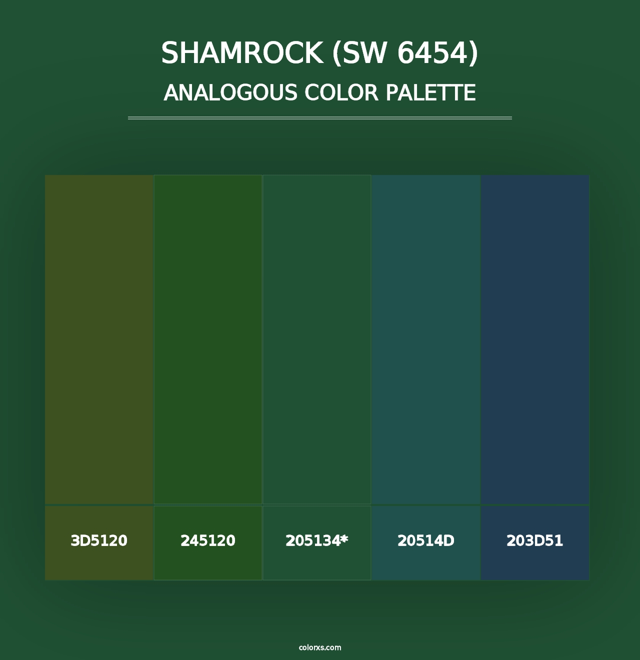 Shamrock (SW 6454) - Analogous Color Palette