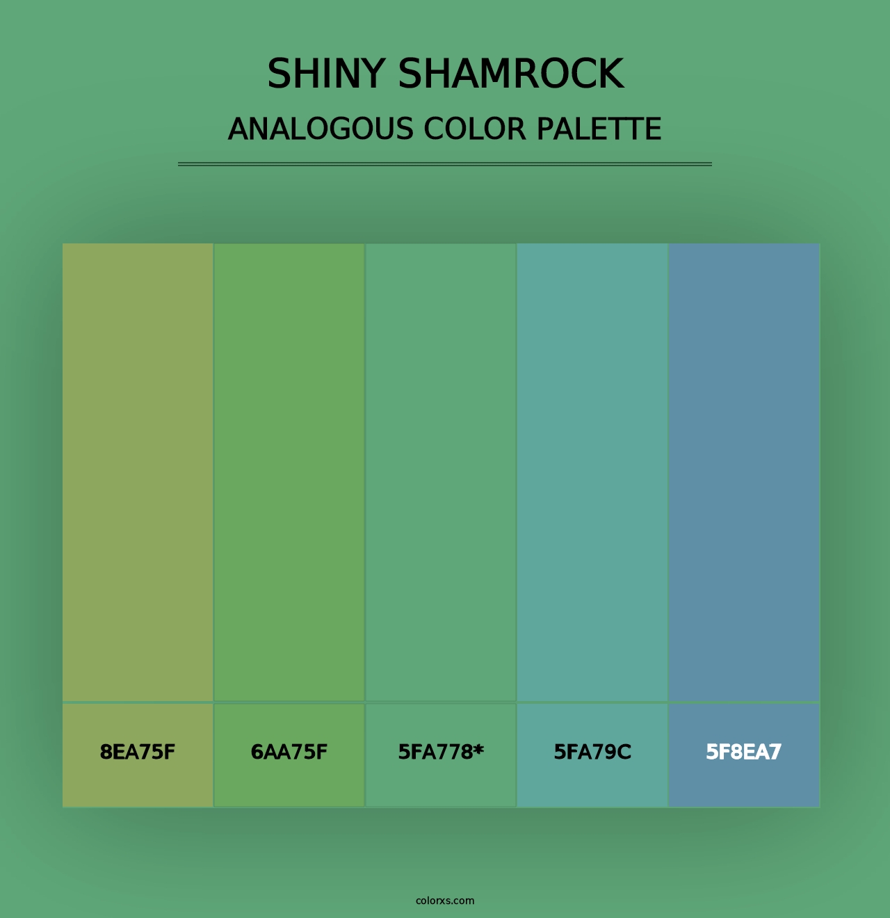 Shiny Shamrock - Analogous Color Palette