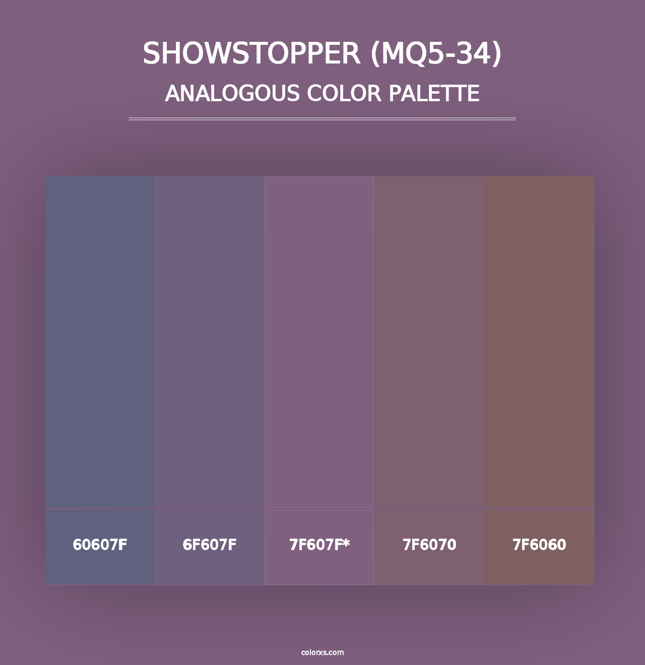 Showstopper (MQ5-34) - Analogous Color Palette