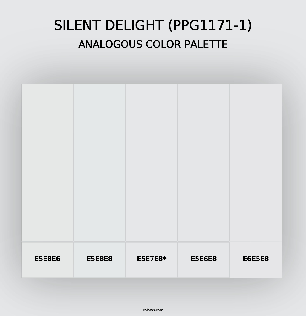 Silent Delight (PPG1171-1) - Analogous Color Palette