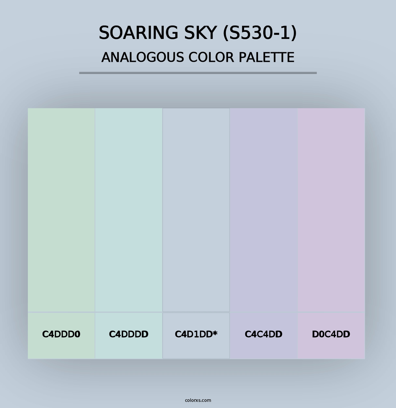 Soaring Sky (S530-1) - Analogous Color Palette