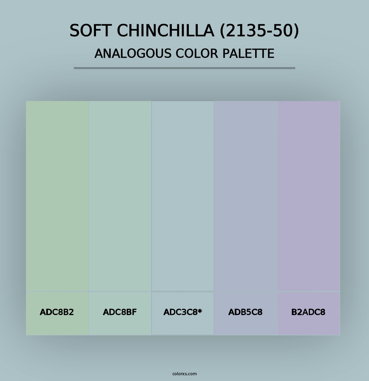 Soft Chinchilla (2135-50) - Analogous Color Palette