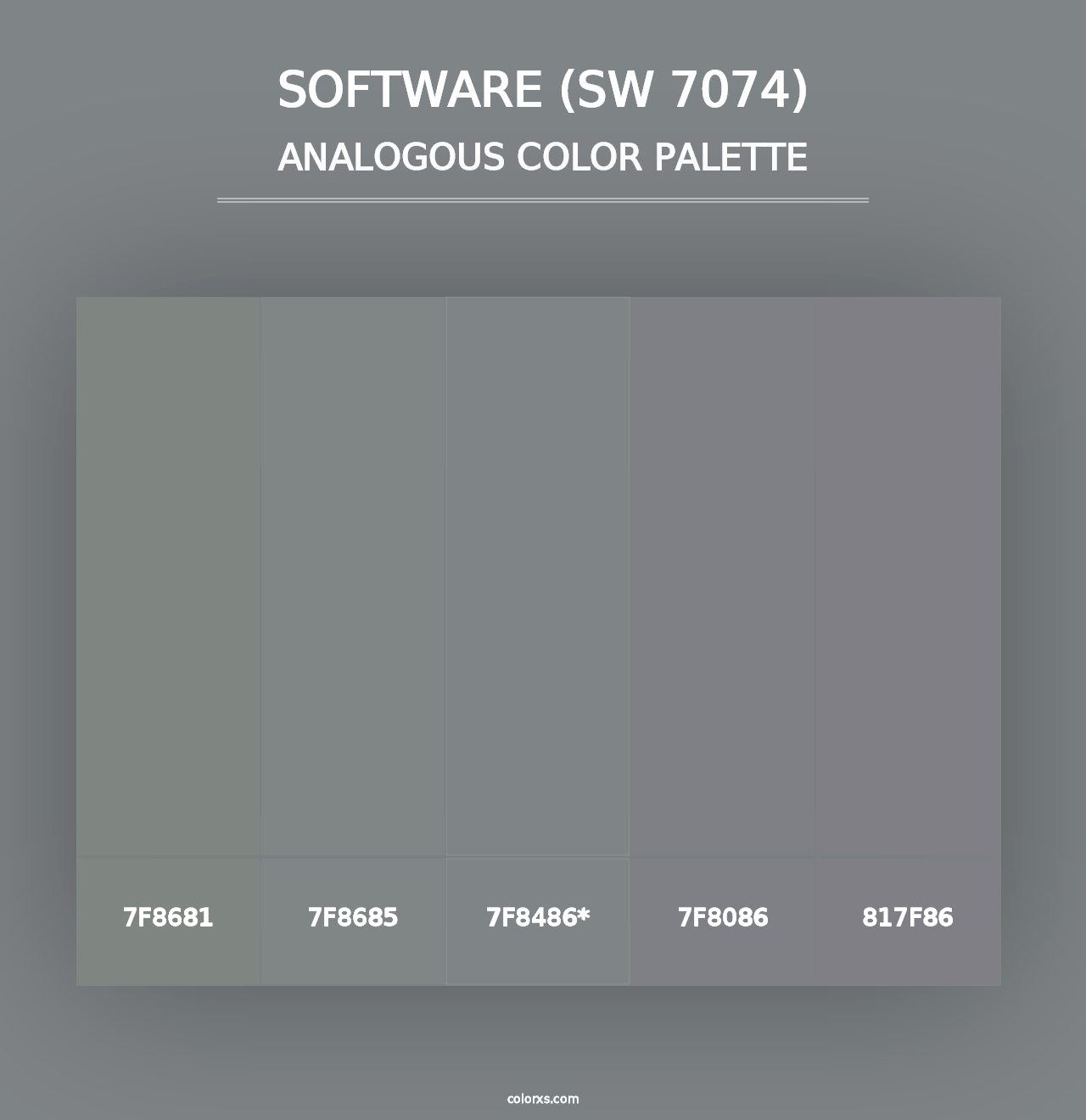 Software (SW 7074) - Analogous Color Palette