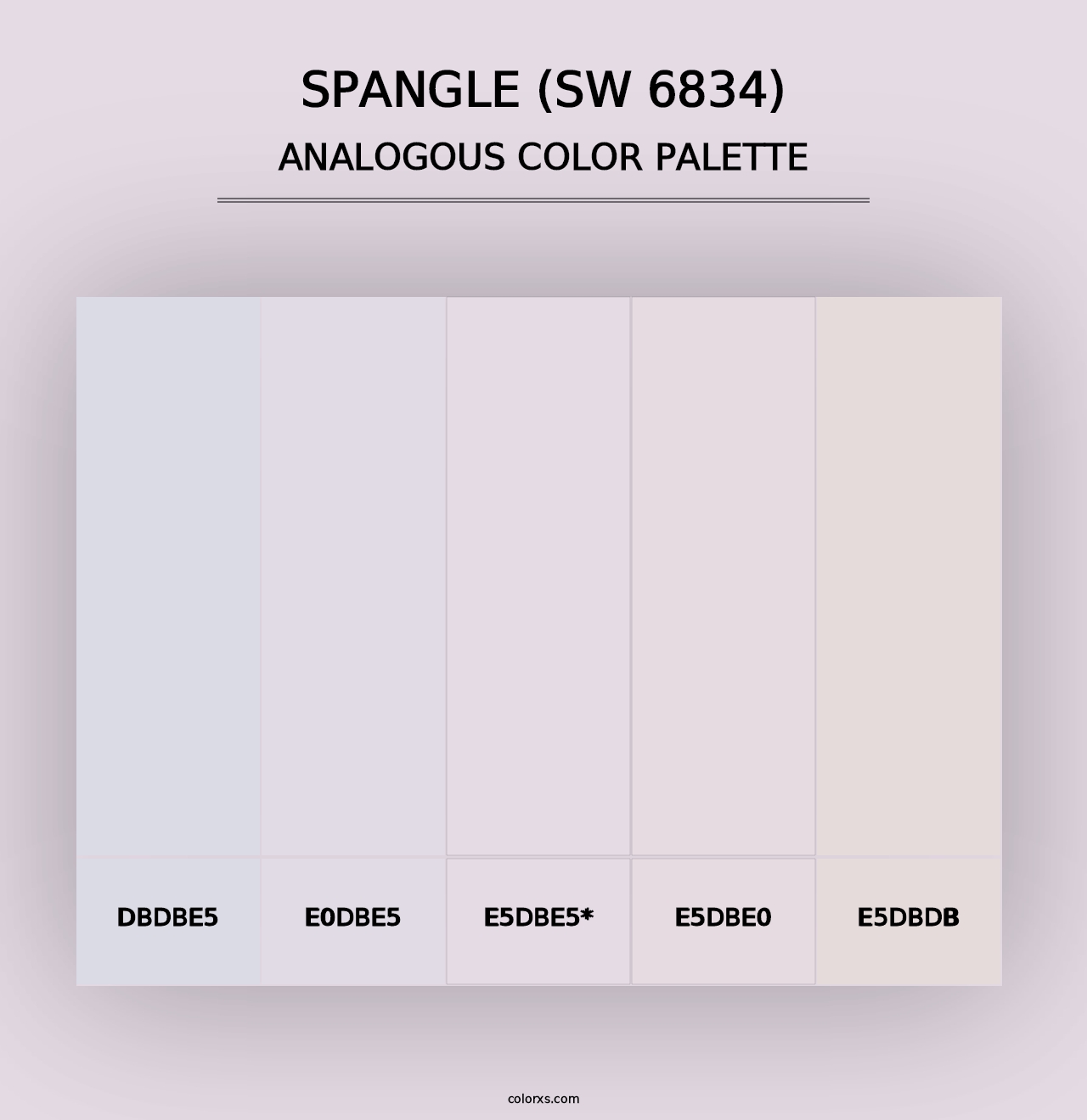 Spangle (SW 6834) - Analogous Color Palette