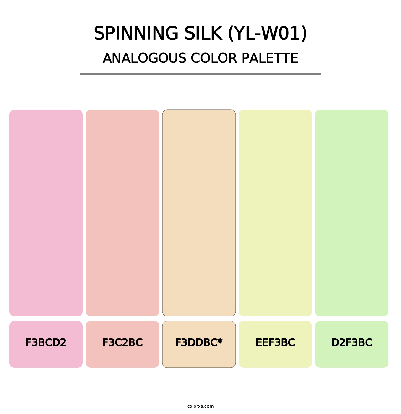 Spinning Silk (YL-W01) - Analogous Color Palette