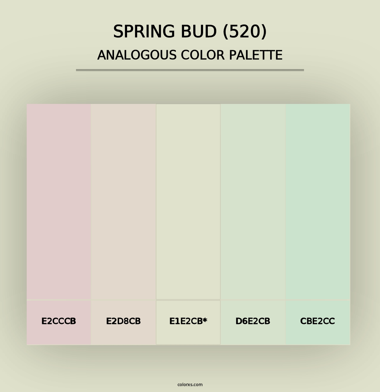 Spring Bud (520) - Analogous Color Palette