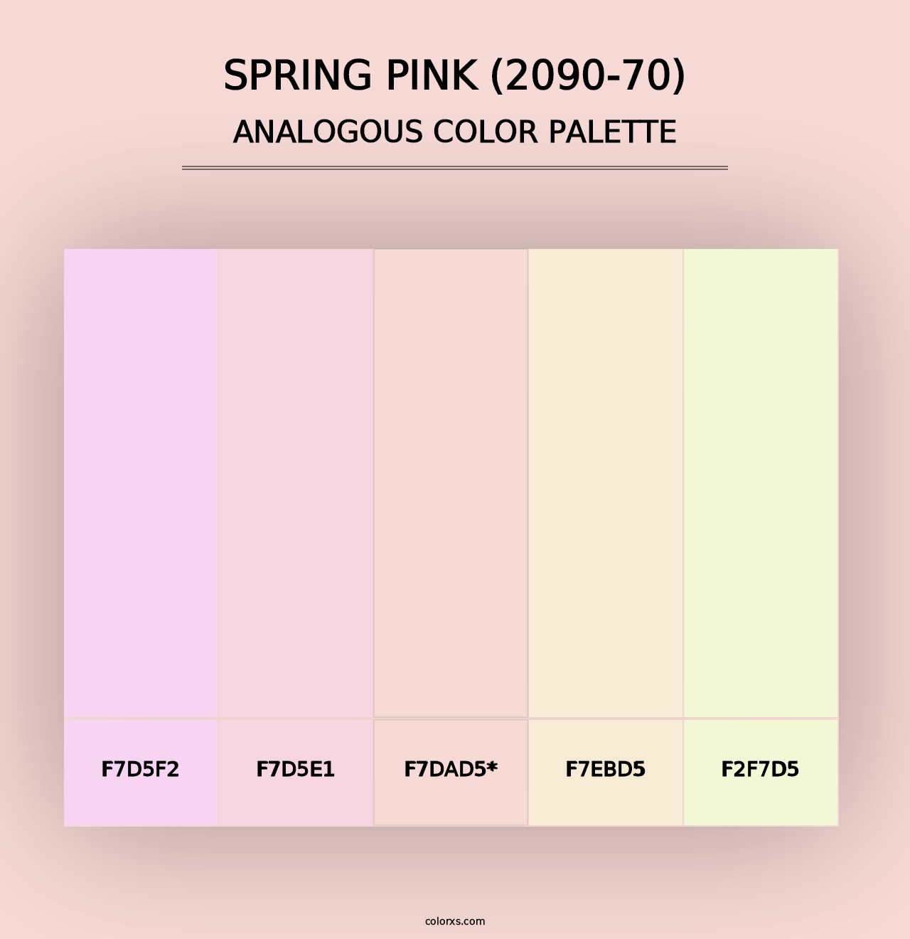 Spring Pink (2090-70) - Analogous Color Palette