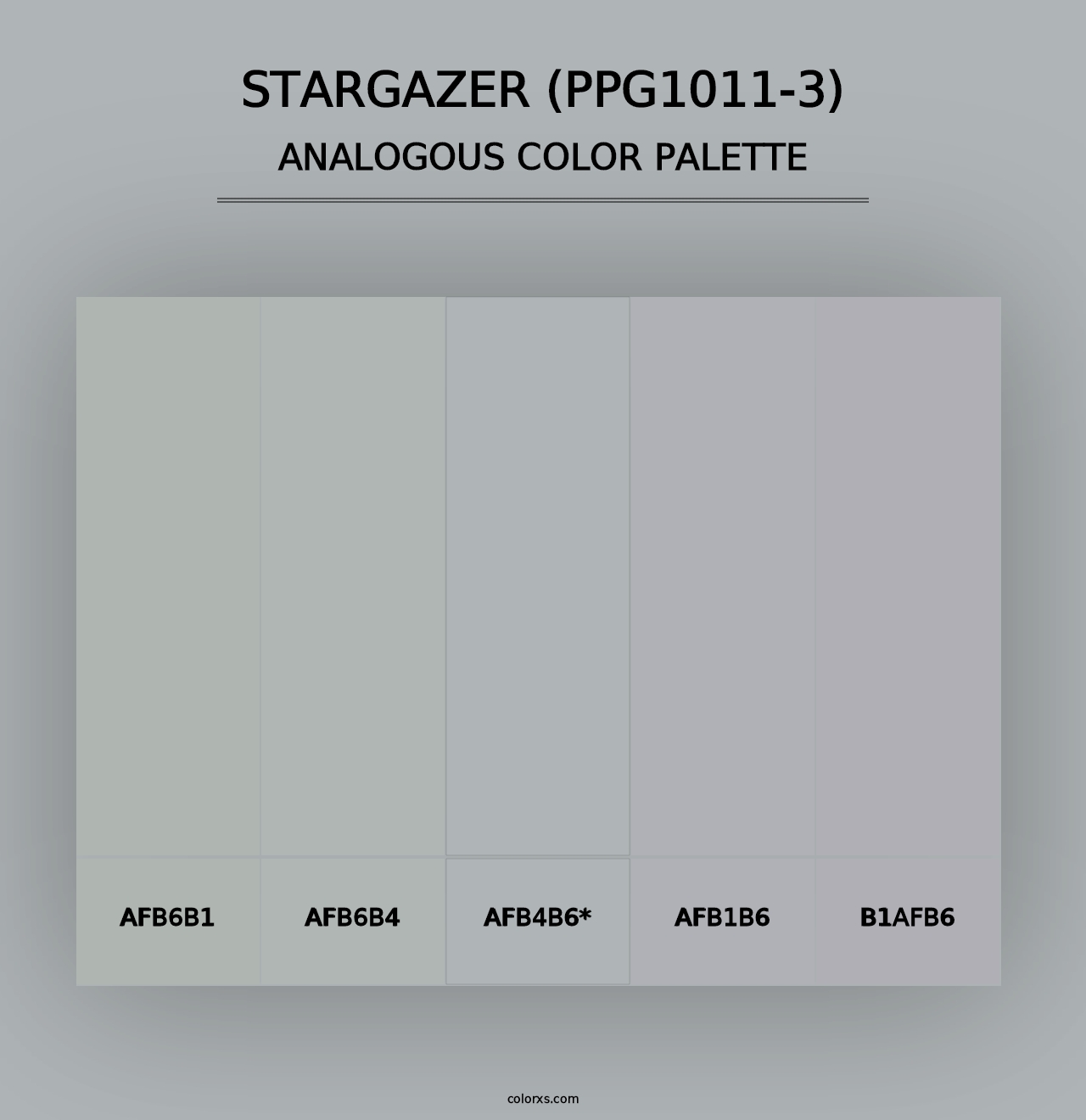 Stargazer (PPG1011-3) - Analogous Color Palette