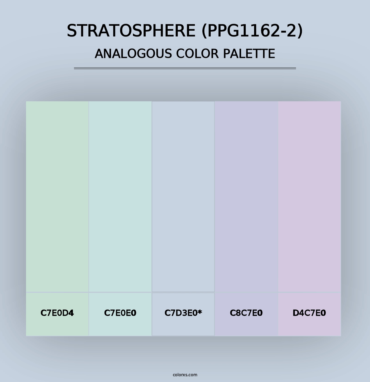 Stratosphere (PPG1162-2) - Analogous Color Palette