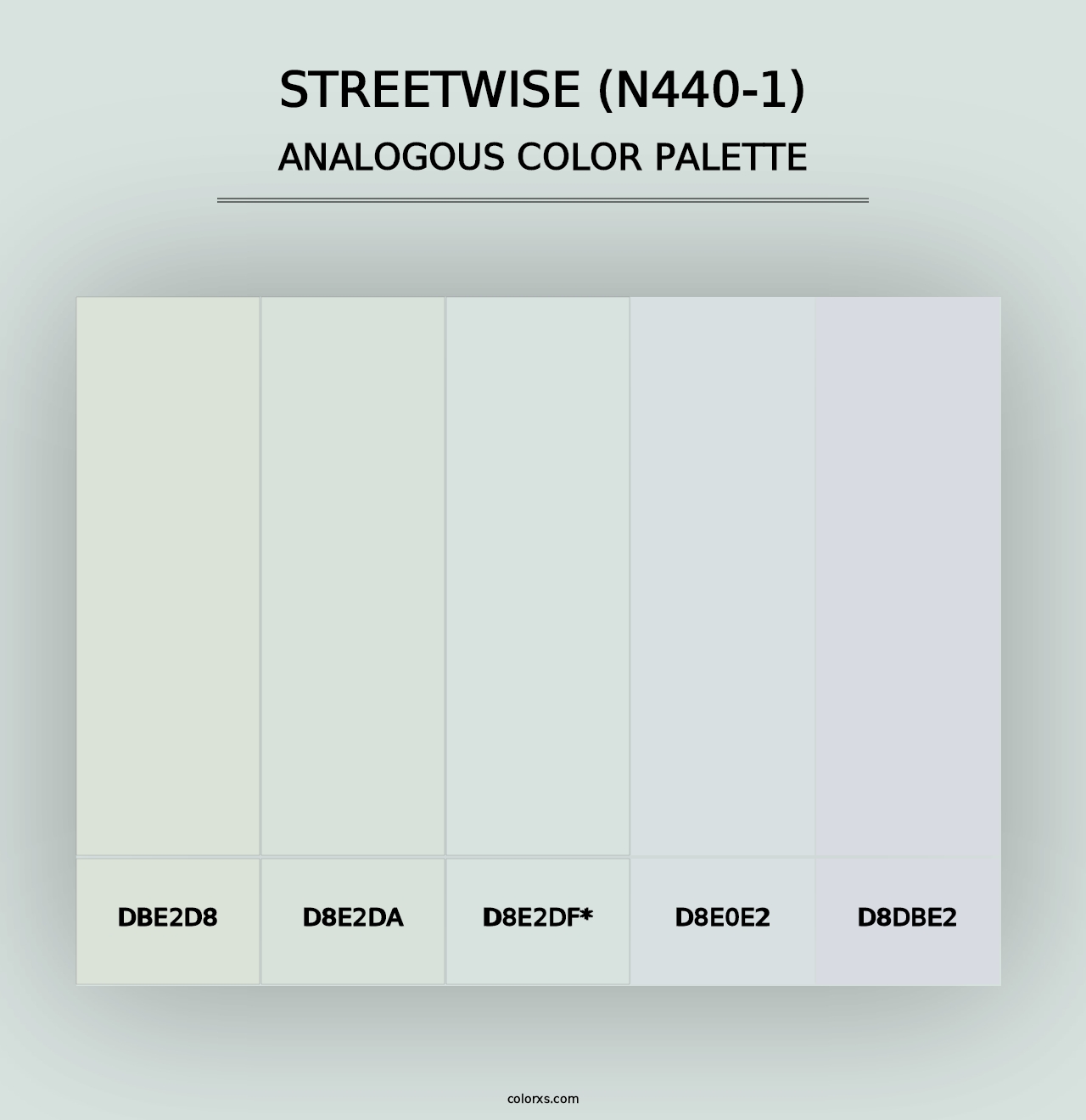 Streetwise (N440-1) - Analogous Color Palette