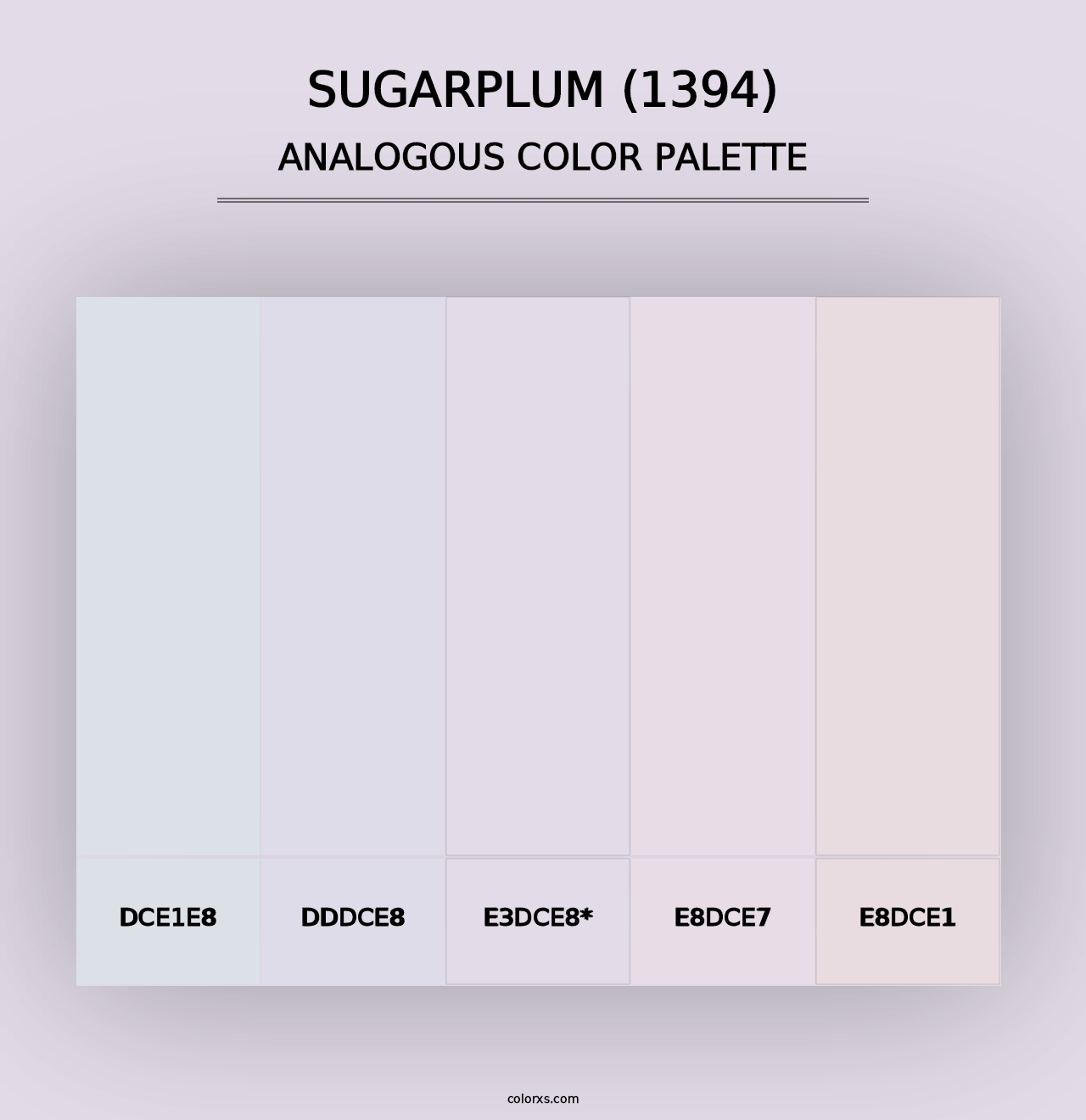 Sugarplum (1394) - Analogous Color Palette