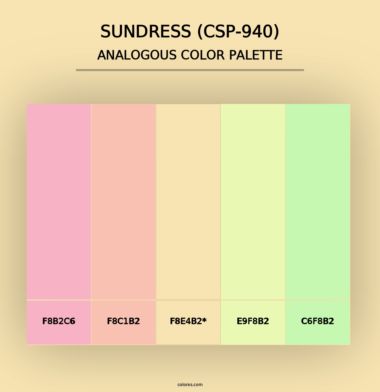 Sundress (CSP-940) - Analogous Color Palette