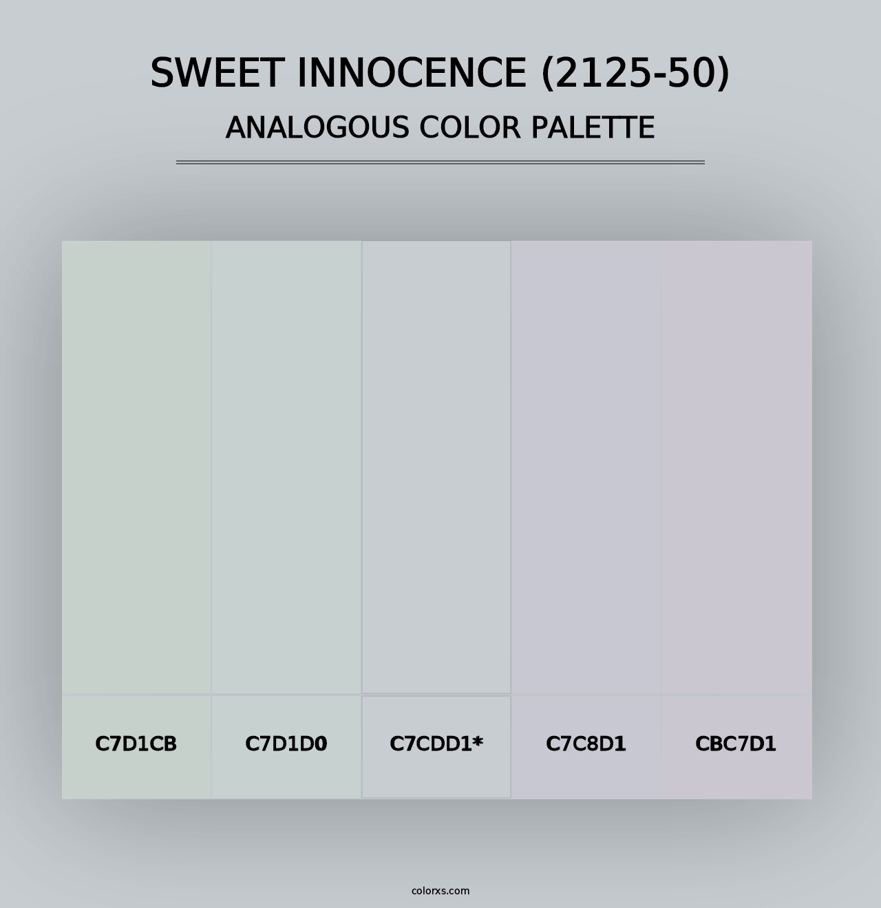 Sweet Innocence (2125-50) - Analogous Color Palette