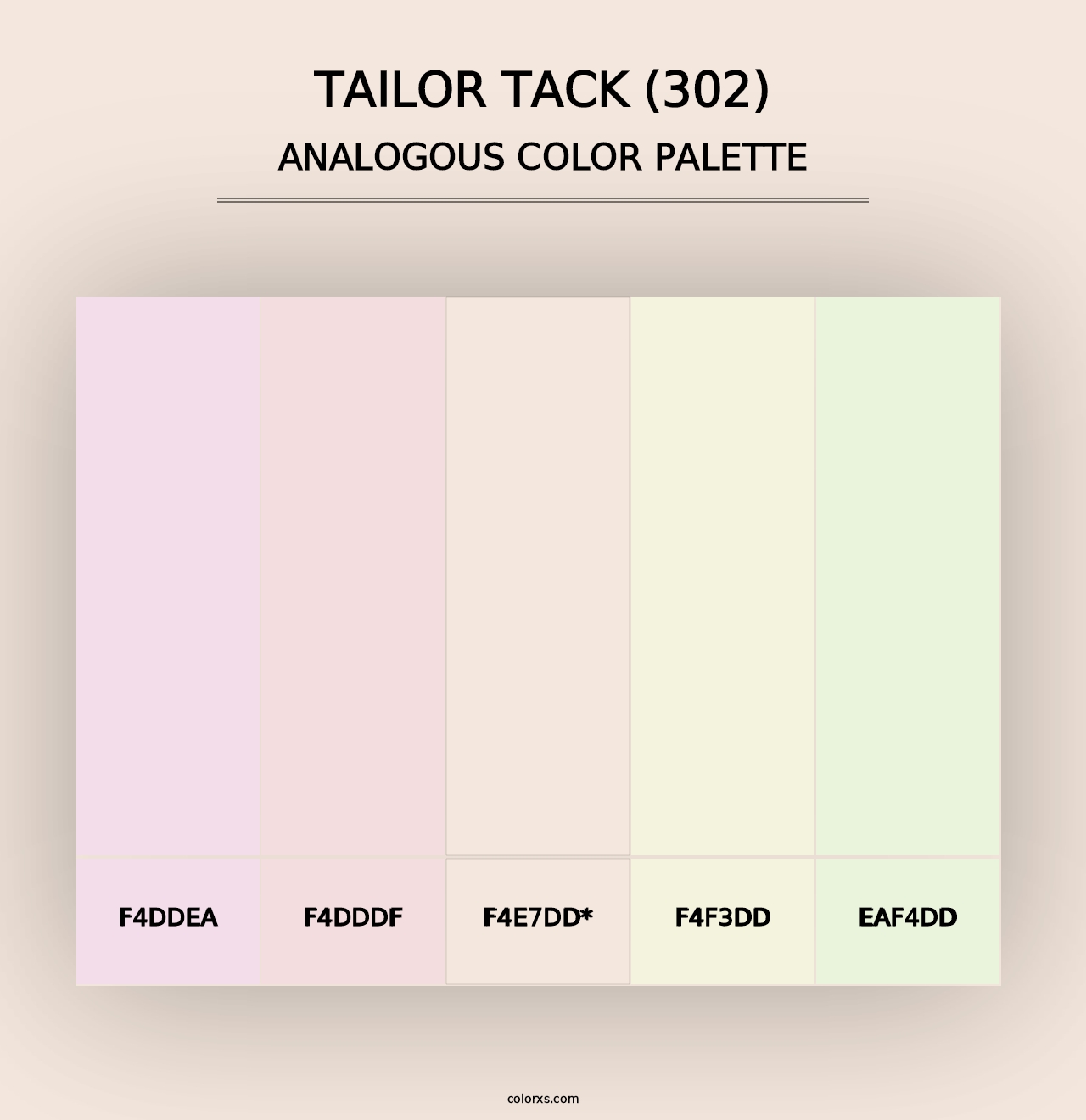 Tailor Tack (302) - Analogous Color Palette