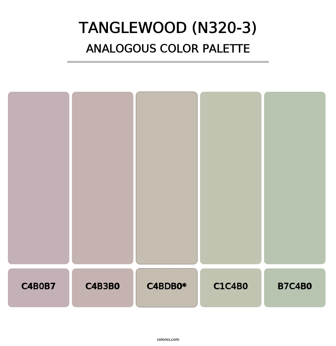 Tanglewood (N320-3) - Analogous Color Palette