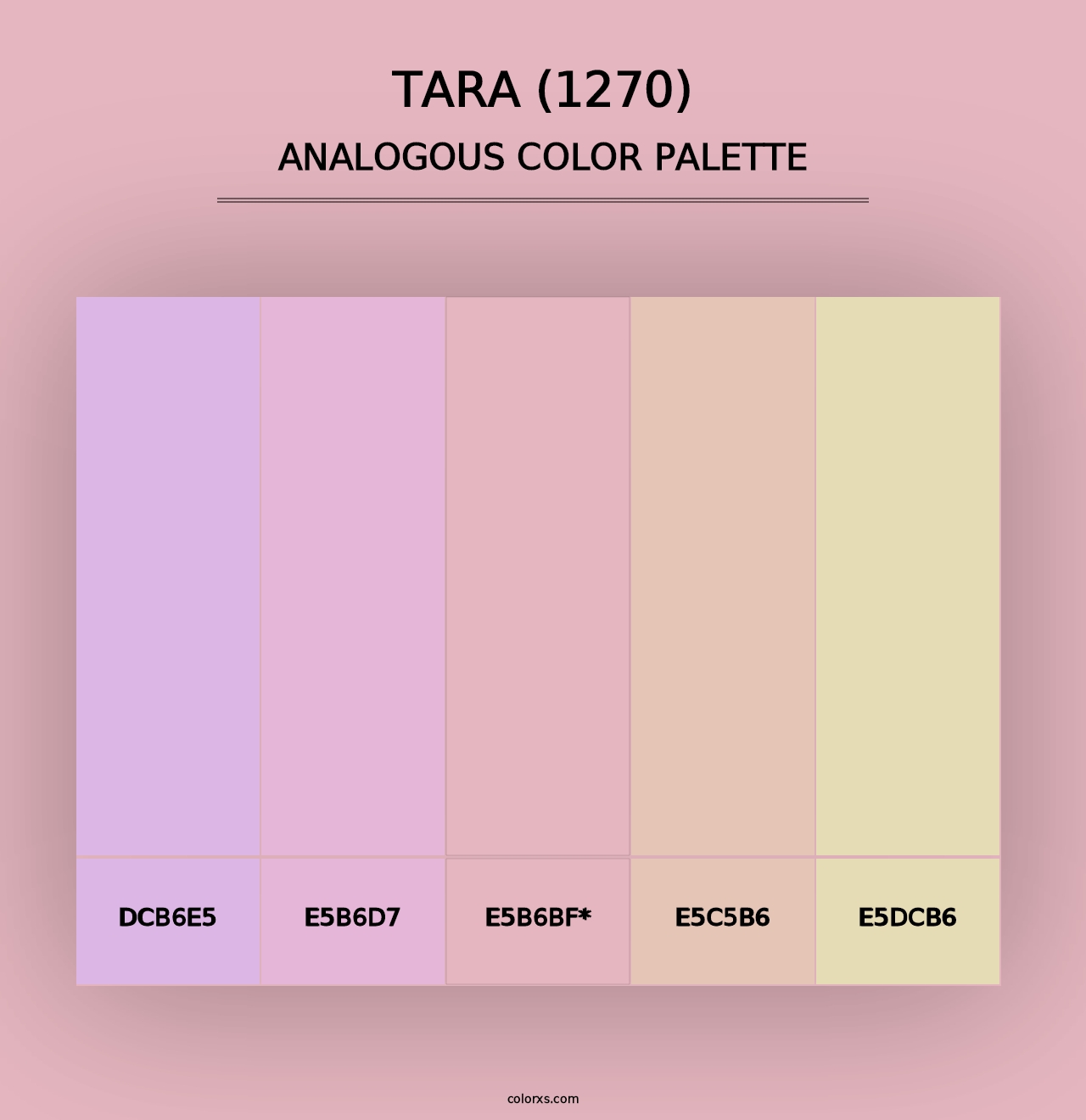 Tara (1270) - Analogous Color Palette