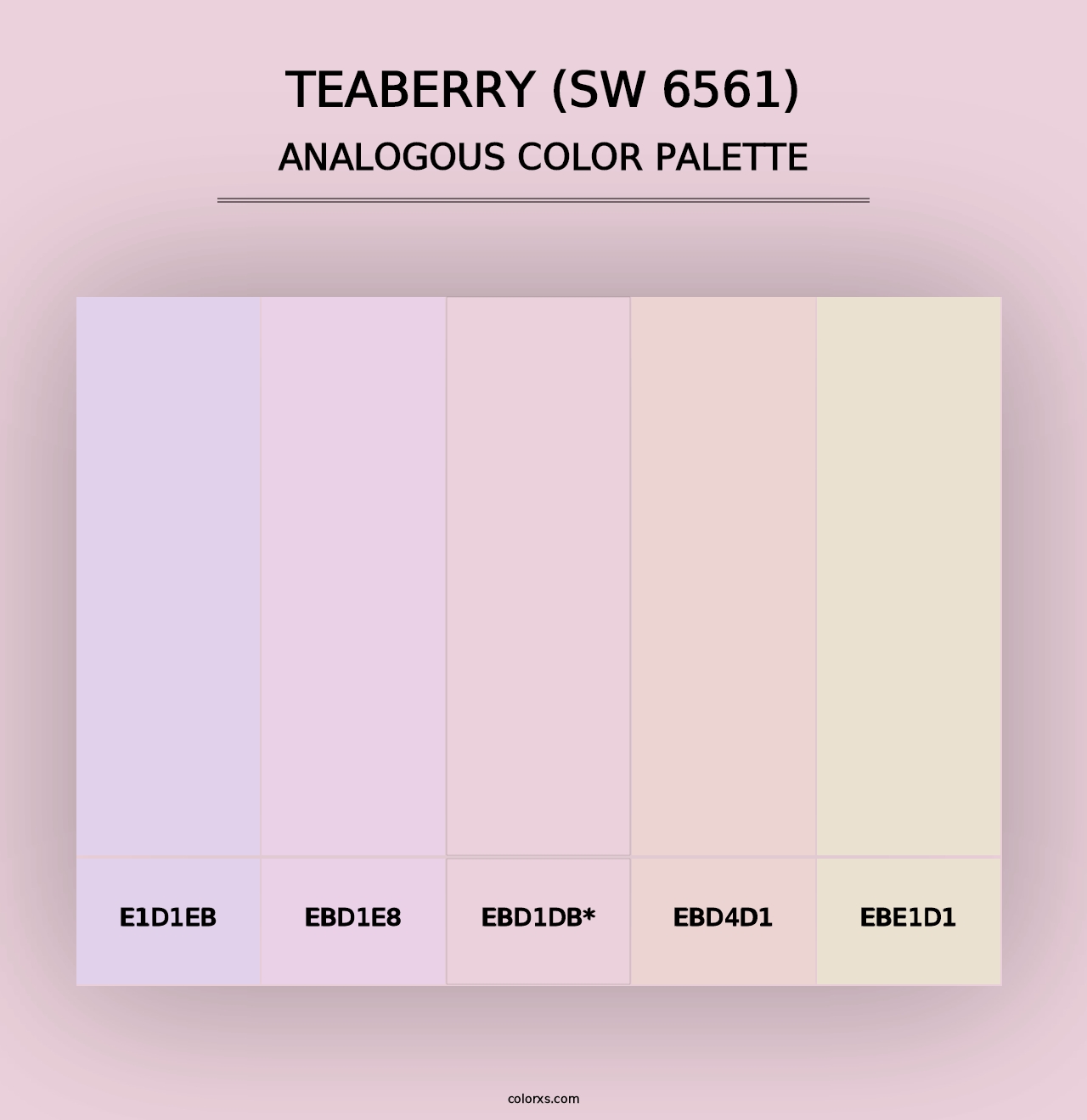 Teaberry (SW 6561) - Analogous Color Palette