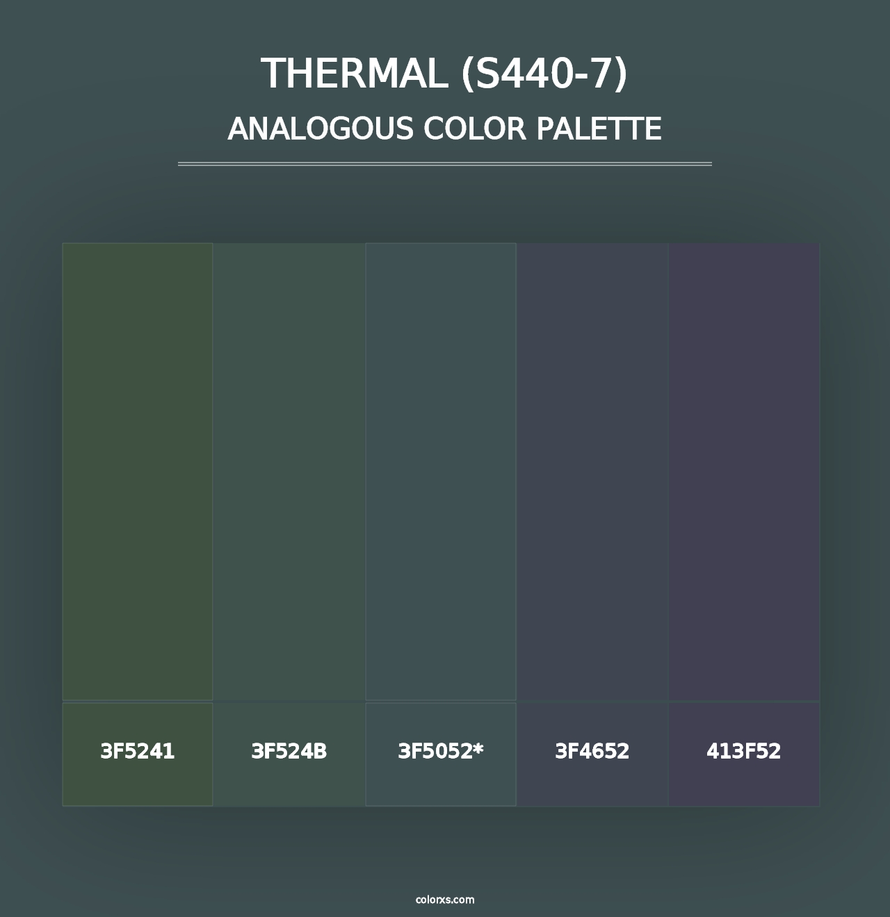 Thermal (S440-7) - Analogous Color Palette