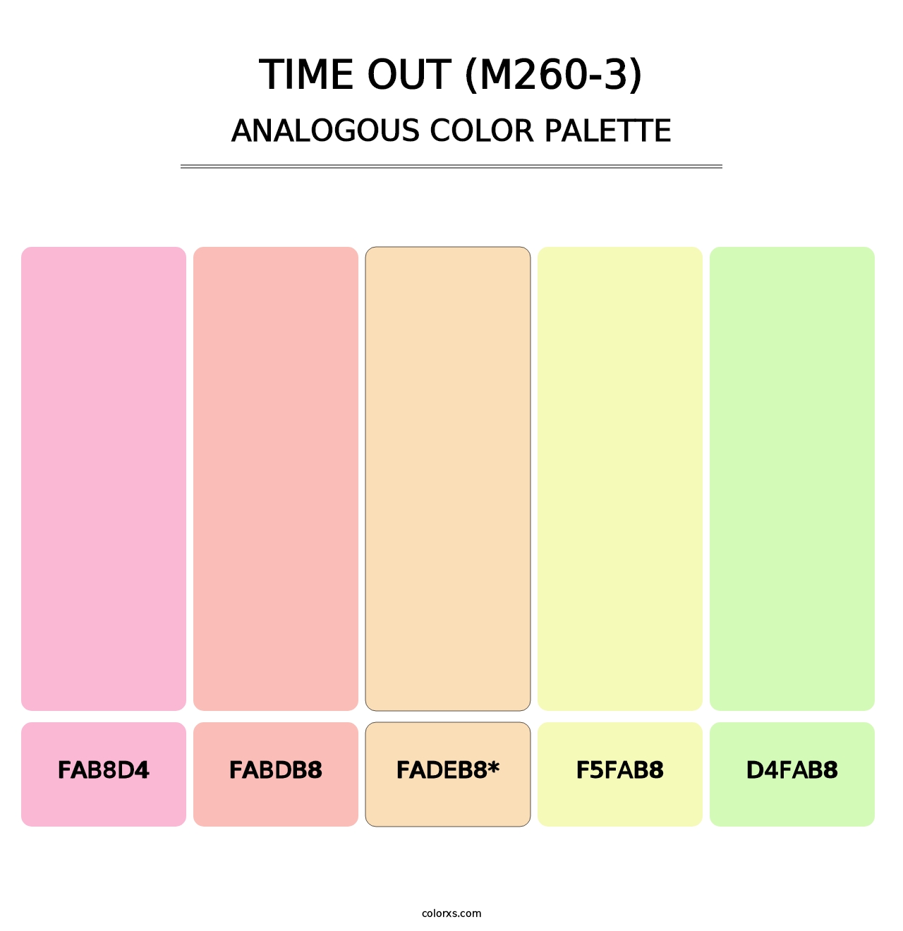 Time Out (M260-3) - Analogous Color Palette