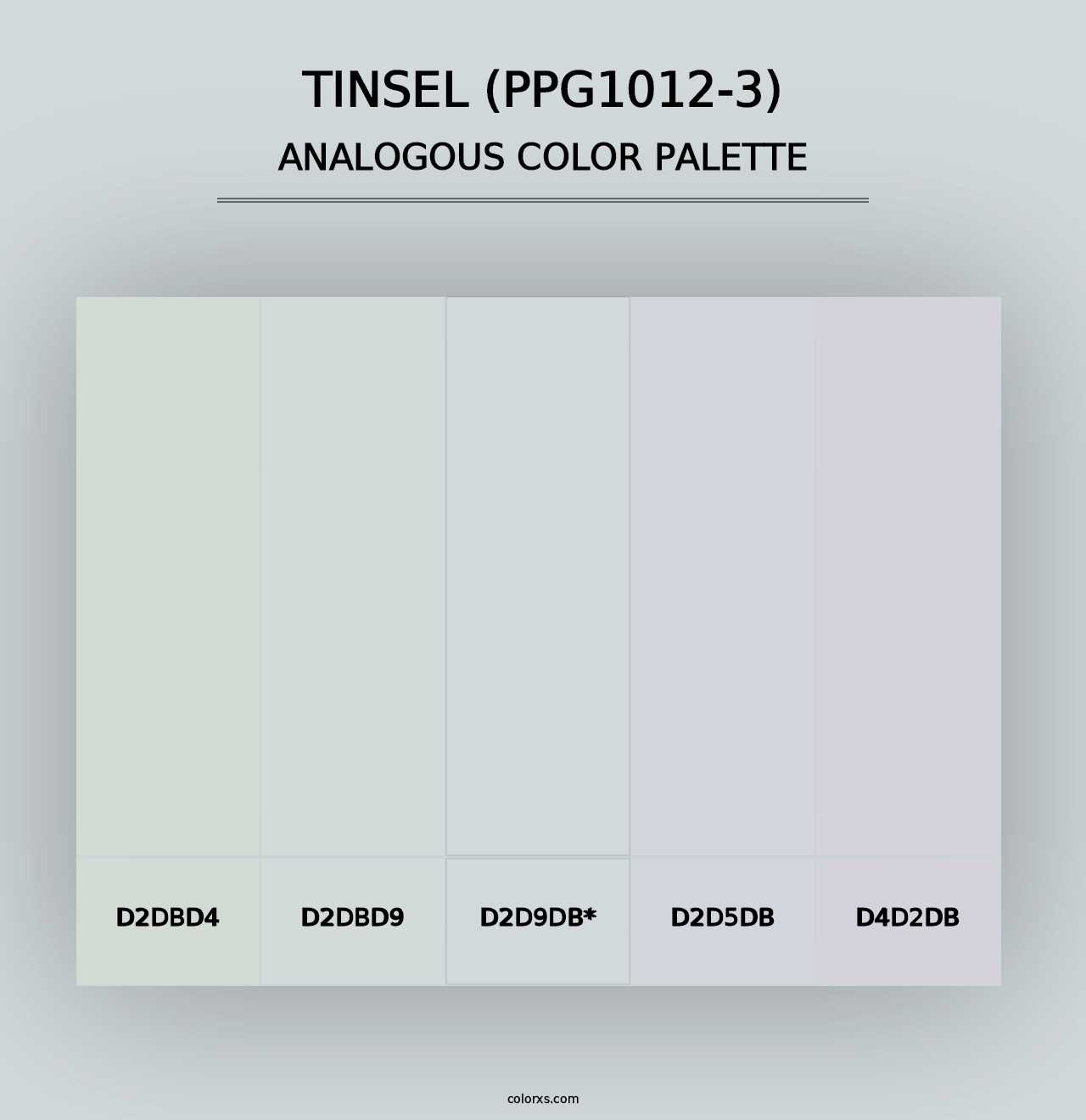 Tinsel (PPG1012-3) - Analogous Color Palette