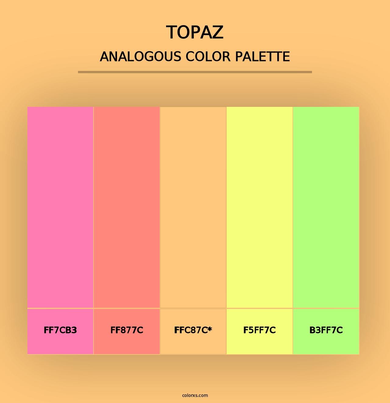 Topaz - Analogous Color Palette