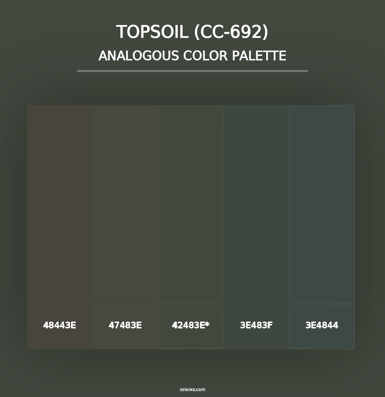 Topsoil (CC-692) - Analogous Color Palette