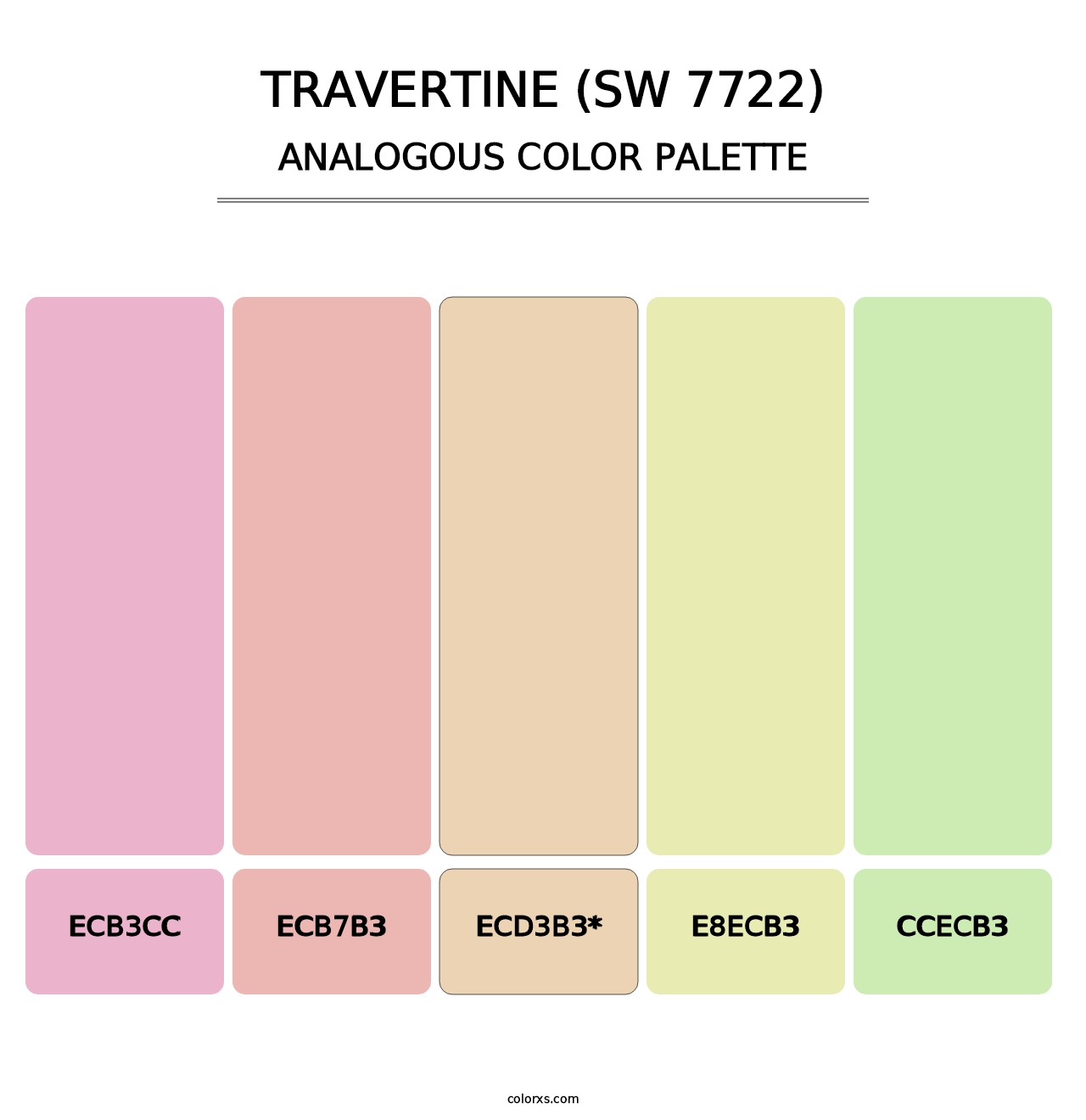 Travertine (SW 7722) - Analogous Color Palette