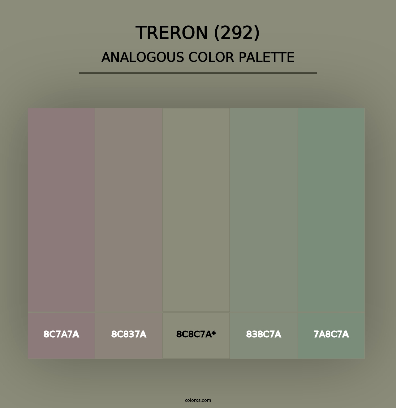 Treron (292) - Analogous Color Palette