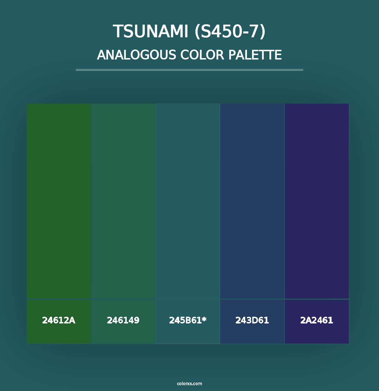 Tsunami (S450-7) - Analogous Color Palette