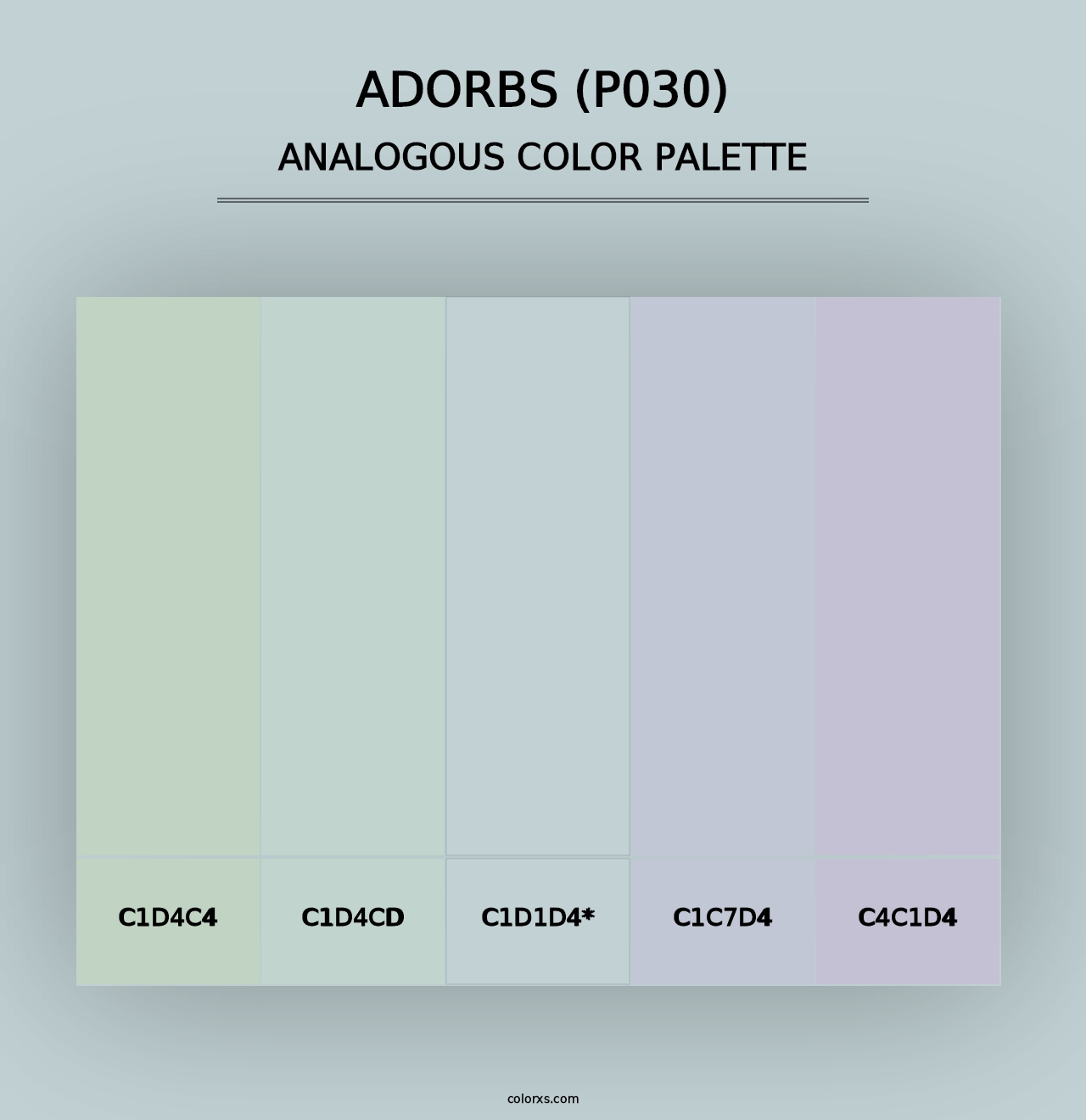 Adorbs (P030) - Analogous Color Palette