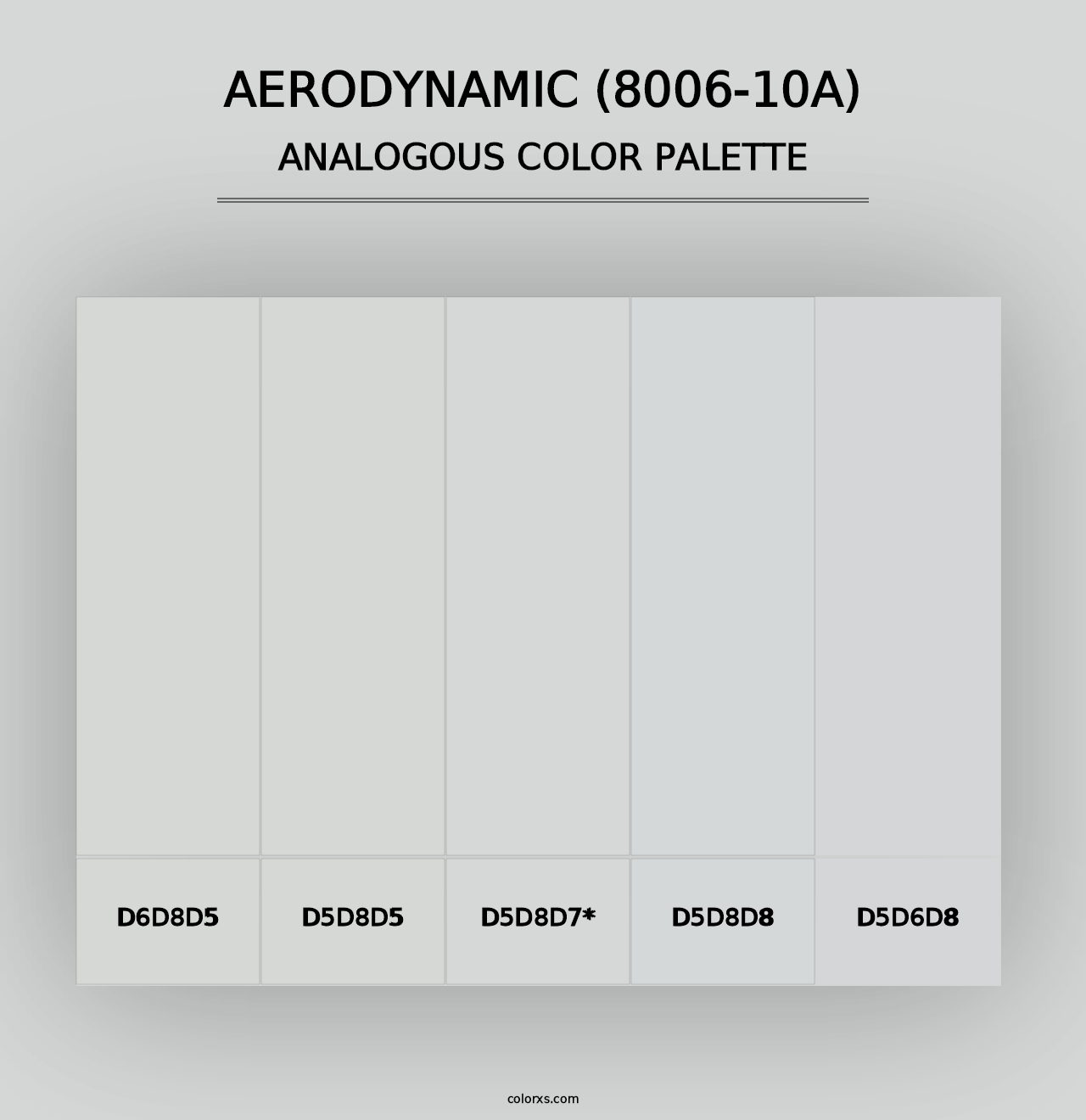 Aerodynamic (8006-10A) - Analogous Color Palette