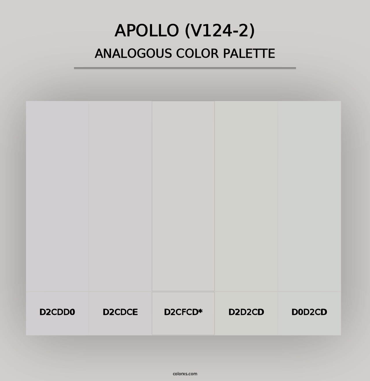 Apollo (V124-2) - Analogous Color Palette