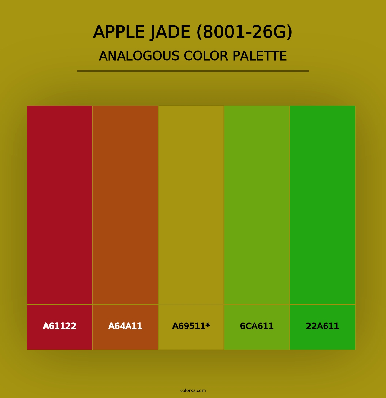 Apple Jade (8001-26G) - Analogous Color Palette