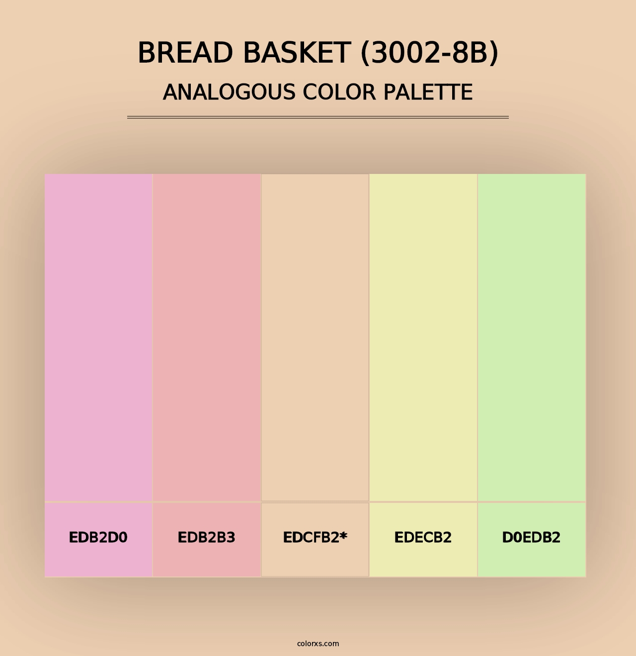 Bread Basket (3002-8B) - Analogous Color Palette