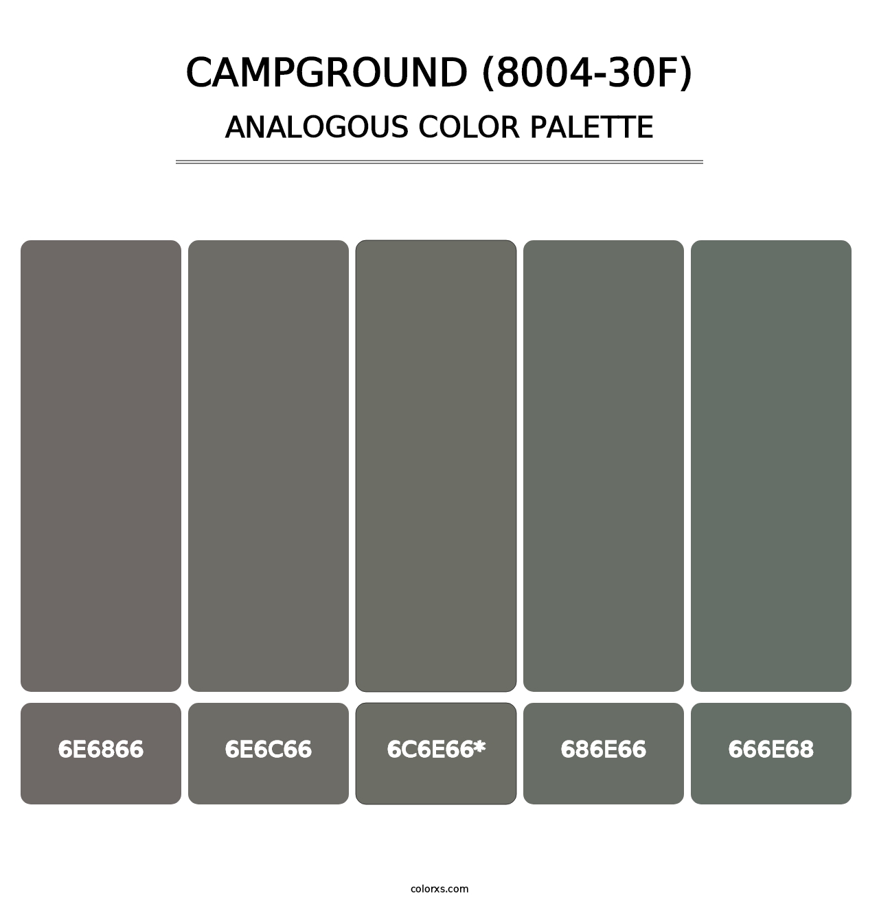 Campground (8004-30F) - Analogous Color Palette