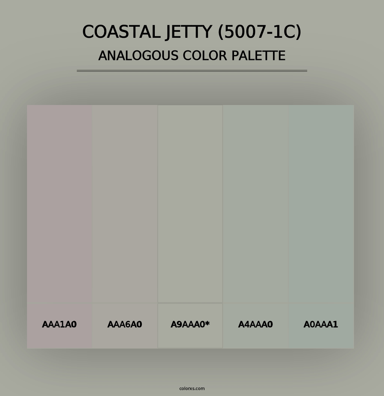 Coastal Jetty (5007-1C) - Analogous Color Palette