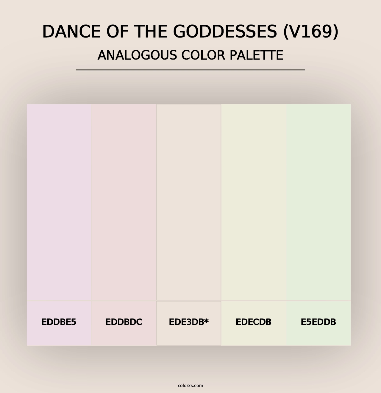 Dance of the Goddesses (V169) - Analogous Color Palette