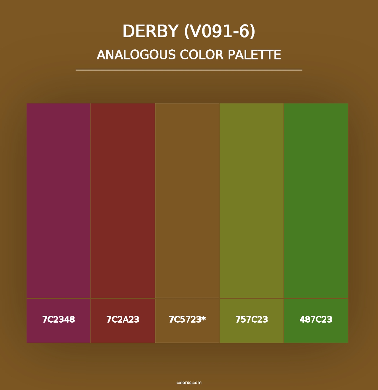 Derby (V091-6) - Analogous Color Palette