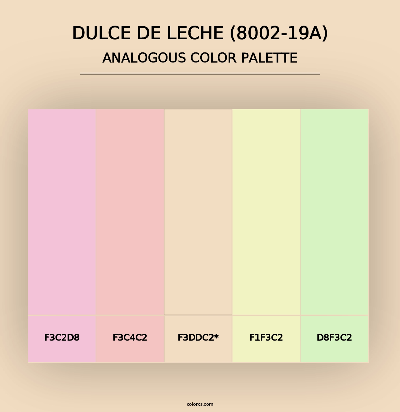 Dulce de Leche (8002-19A) - Analogous Color Palette