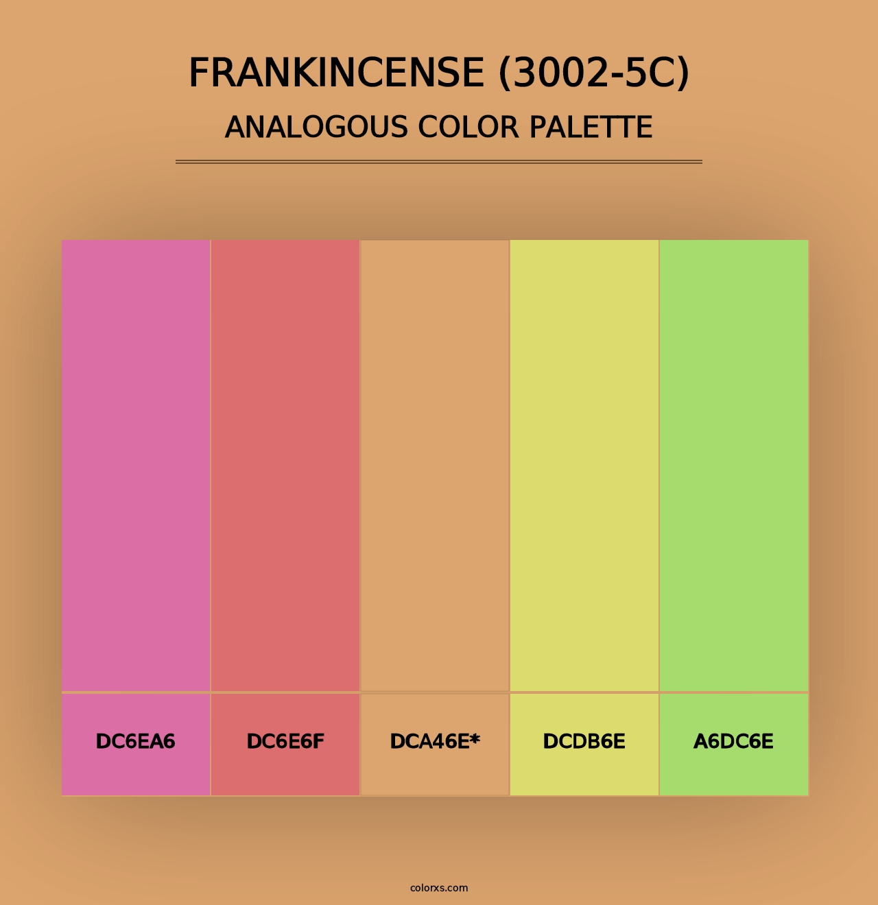 Frankincense (3002-5C) - Analogous Color Palette